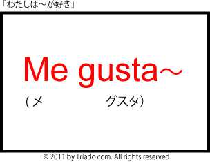 【文法】動詞gustar 表現「わたしは～が好き」