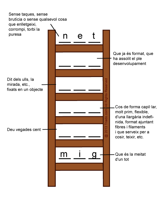 escala de paraules nº2